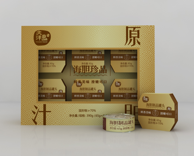 原汁海胆罐头礼盒65g*6罐